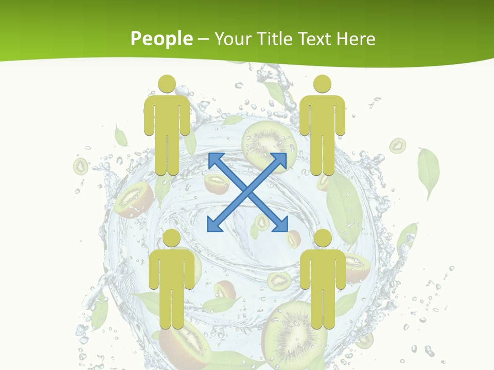 Slice Fresh White PowerPoint Template