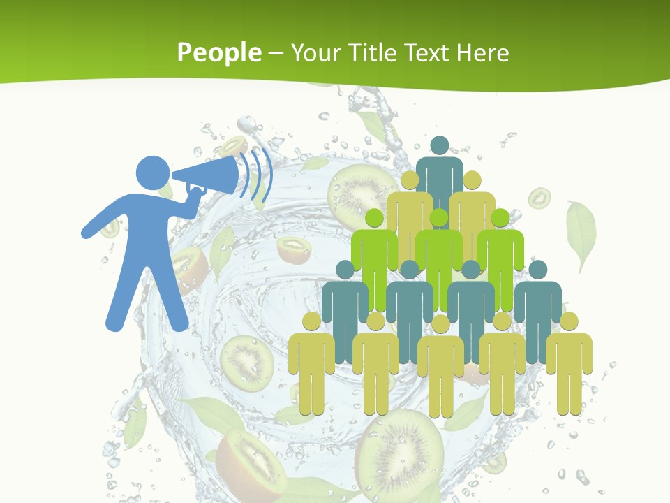 Slice Fresh White PowerPoint Template