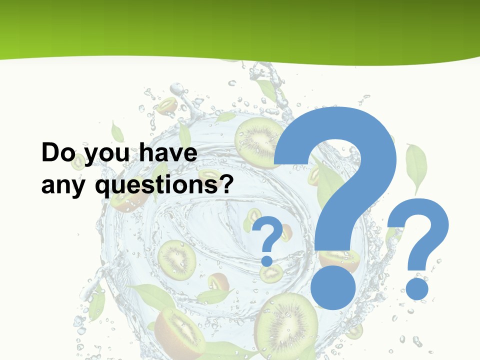 Slice Fresh White PowerPoint Template