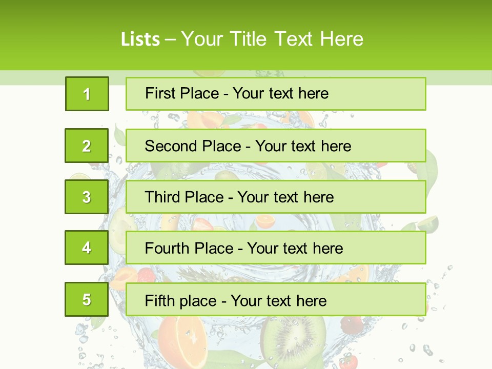 Blackberry Concepts Wet PowerPoint Template