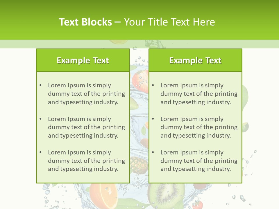 Blackberry Concepts Wet PowerPoint Template