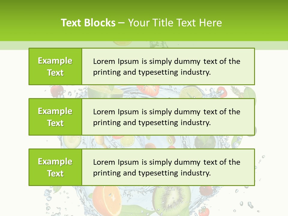 Blackberry Concepts Wet PowerPoint Template