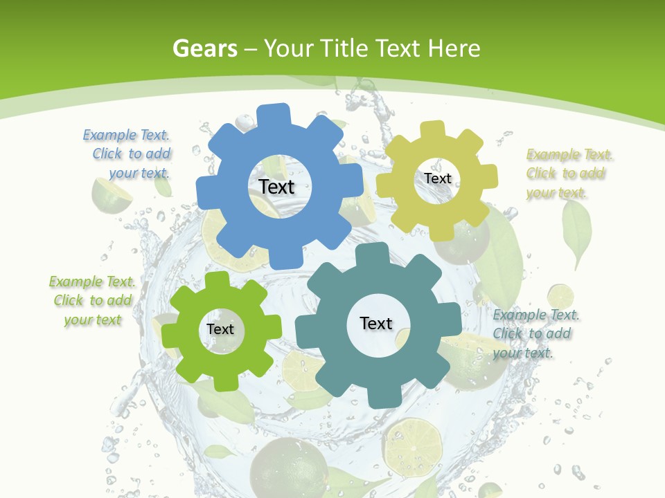 Sweet Whirl Stream PowerPoint Template