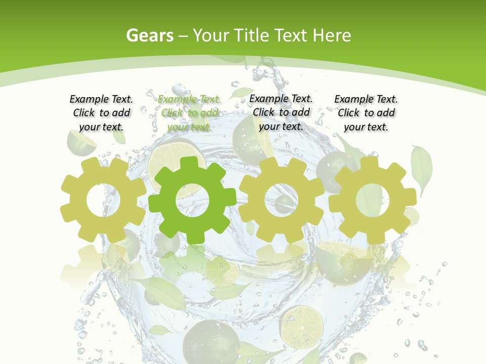 Sweet Whirl Stream PowerPoint Template