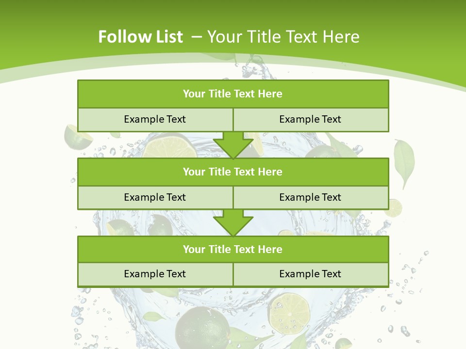 Sweet Whirl Stream PowerPoint Template