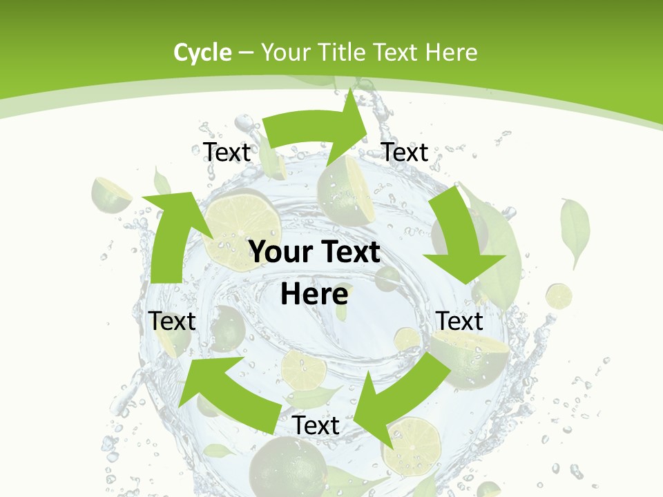 Sweet Whirl Stream PowerPoint Template