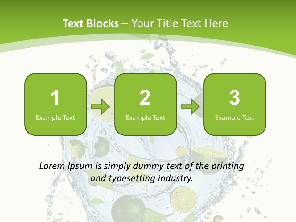 Sweet Whirl Stream PowerPoint Template