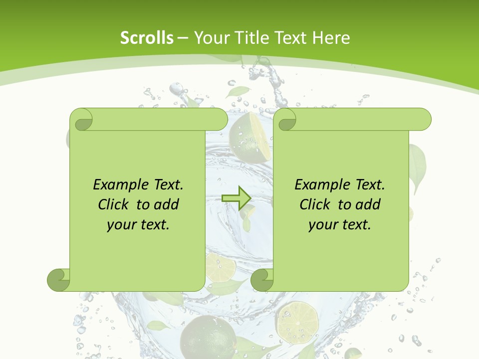 Sweet Whirl Stream PowerPoint Template