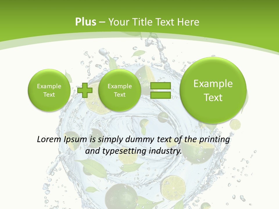 Sweet Whirl Stream PowerPoint Template