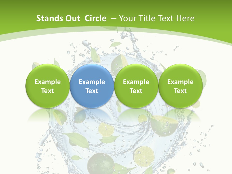 Sweet Whirl Stream PowerPoint Template