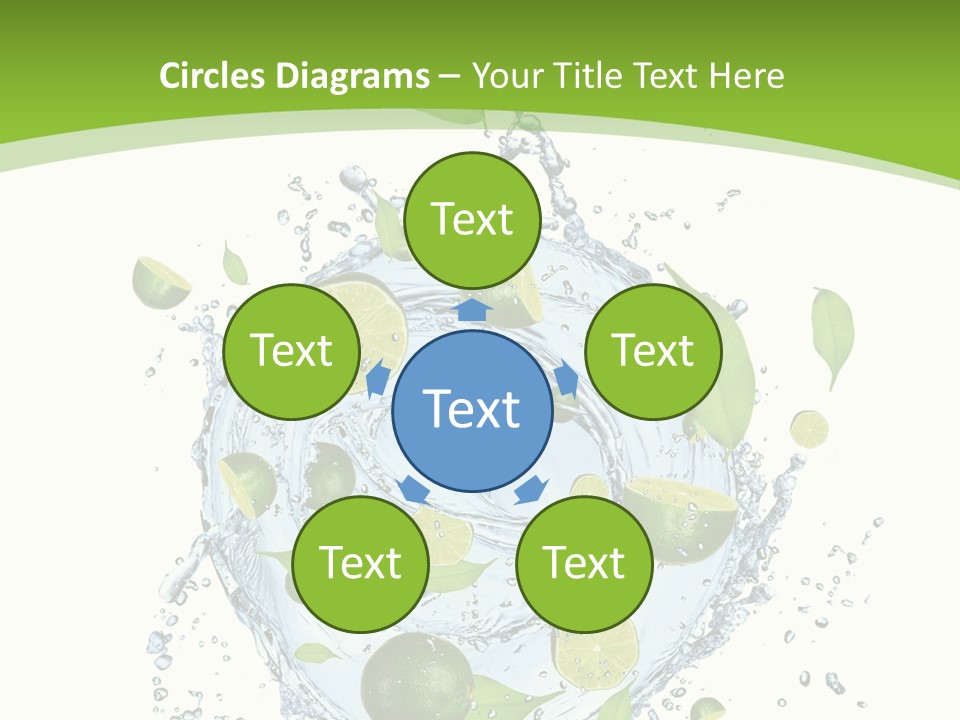 Sweet Whirl Stream PowerPoint Template