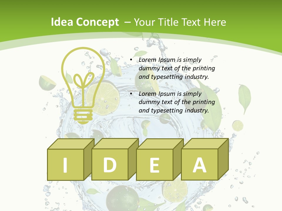 Sweet Whirl Stream PowerPoint Template