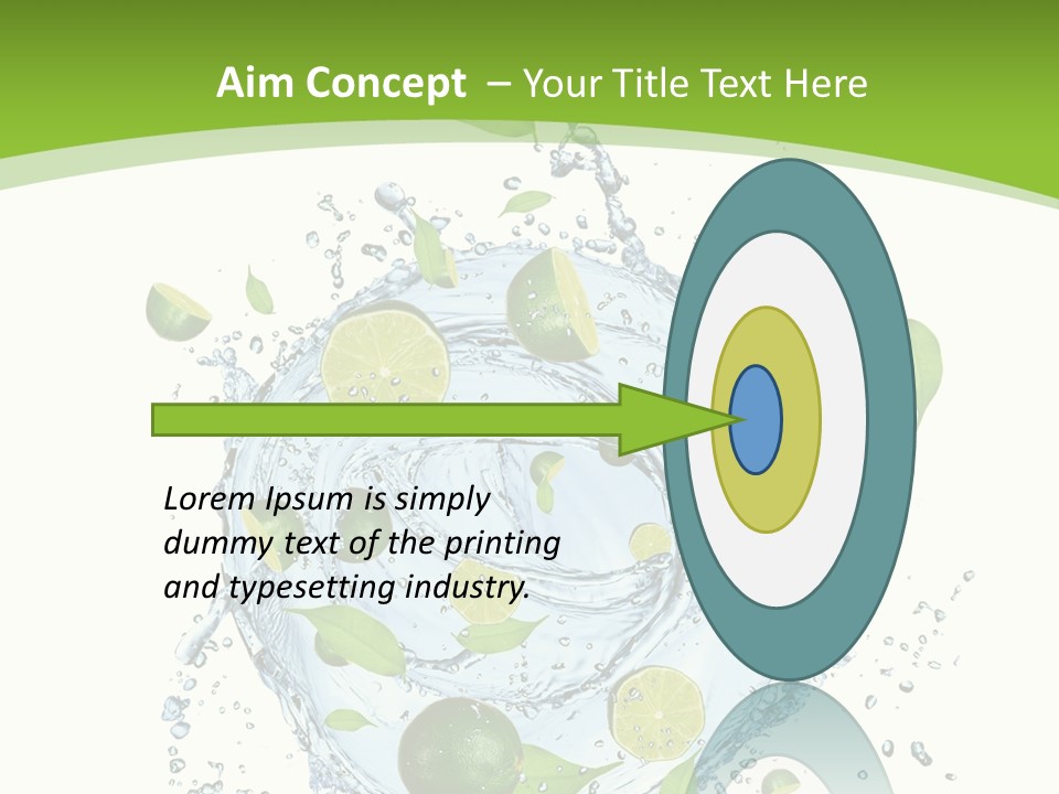 Sweet Whirl Stream PowerPoint Template