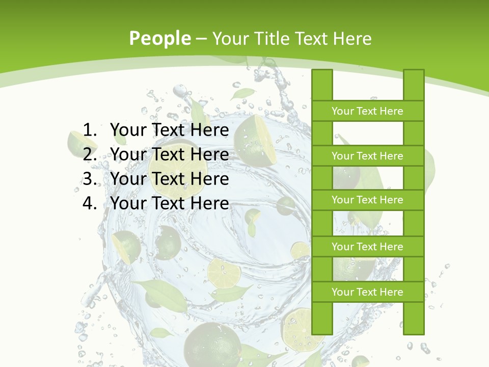 Sweet Whirl Stream PowerPoint Template