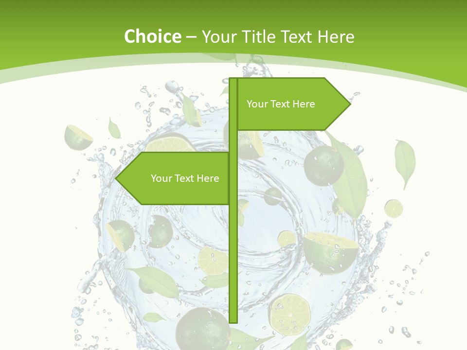 Sweet Whirl Stream PowerPoint Template