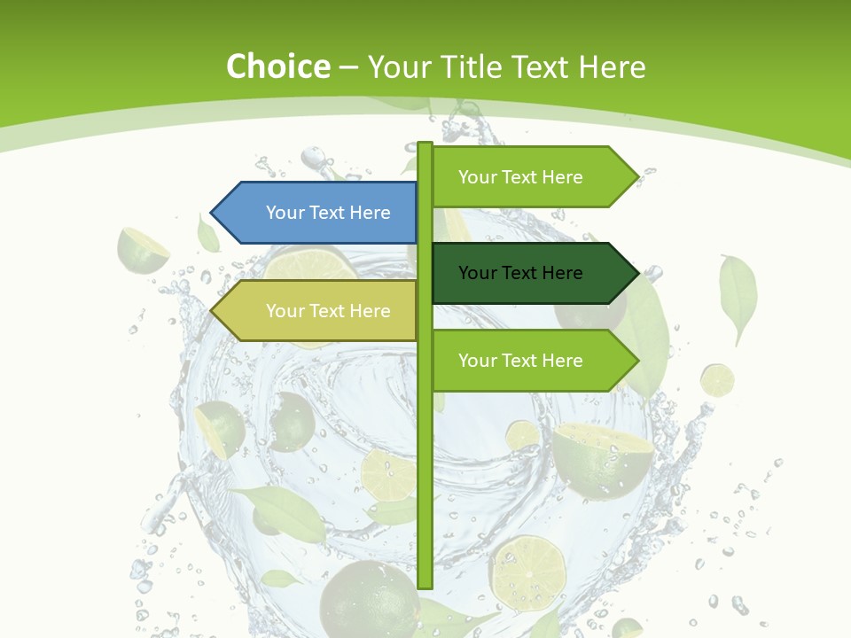 Sweet Whirl Stream PowerPoint Template