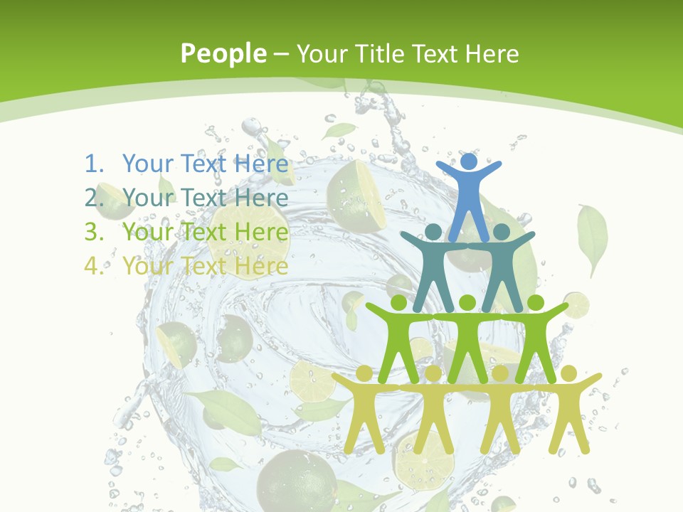 Sweet Whirl Stream PowerPoint Template