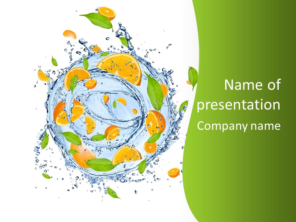 Nobody Taste Leaf PowerPoint Template