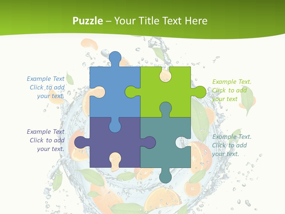 Nobody Taste Leaf PowerPoint Template