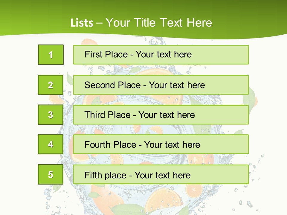 Nobody Taste Leaf PowerPoint Template