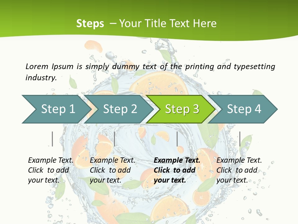 Nobody Taste Leaf PowerPoint Template