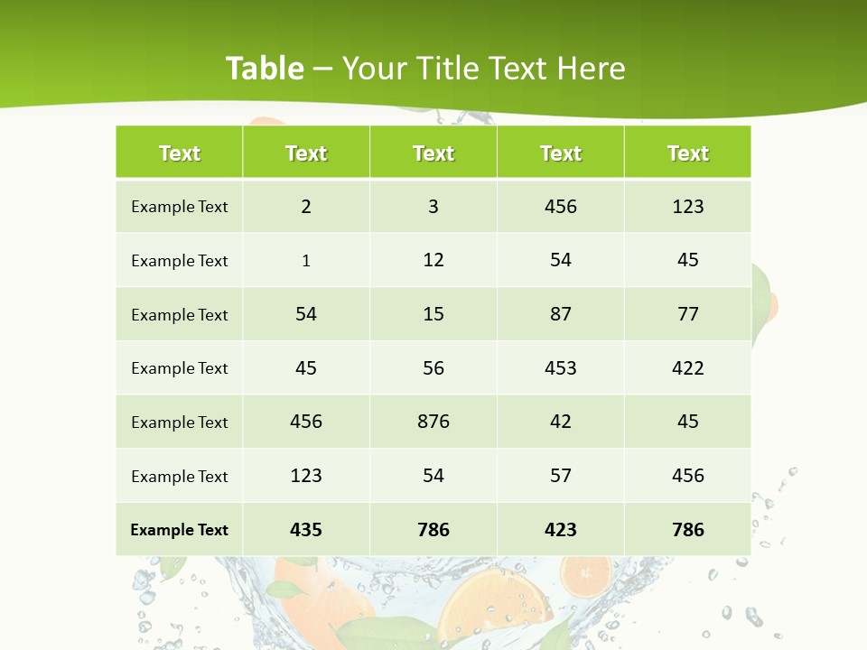 Nobody Taste Leaf PowerPoint Template