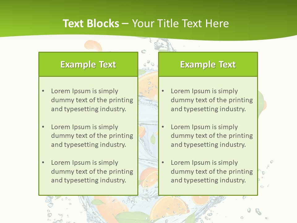 Nobody Taste Leaf PowerPoint Template
