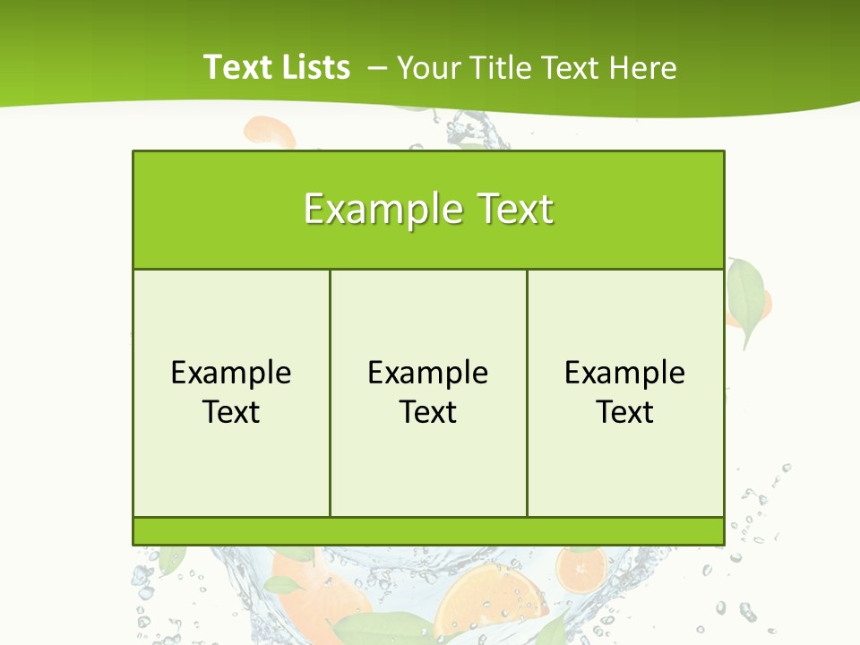 Nobody Taste Leaf PowerPoint Template