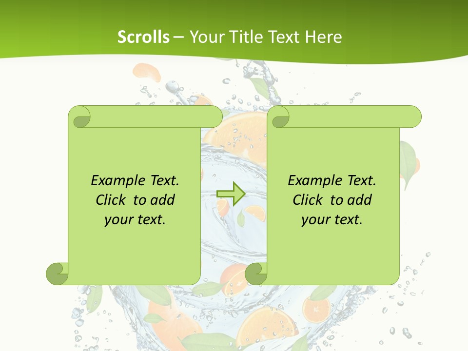 Nobody Taste Leaf PowerPoint Template