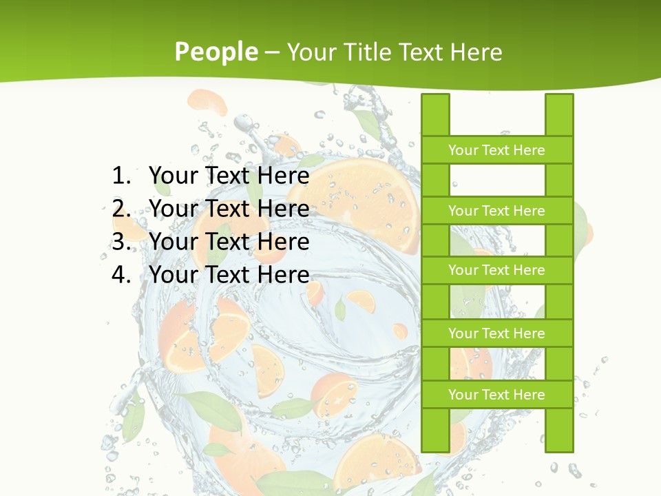 Nobody Taste Leaf PowerPoint Template