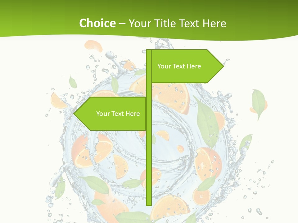 Nobody Taste Leaf PowerPoint Template