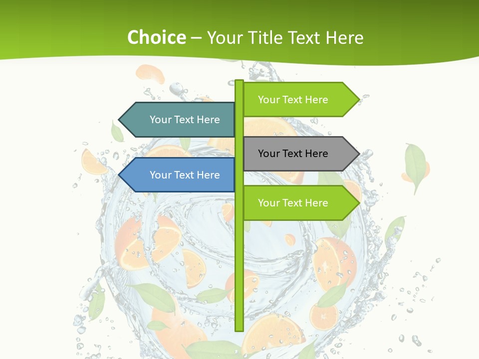 Nobody Taste Leaf PowerPoint Template