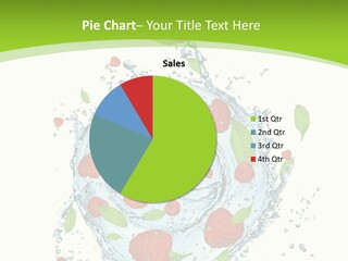 Twister Water Food PowerPoint Template