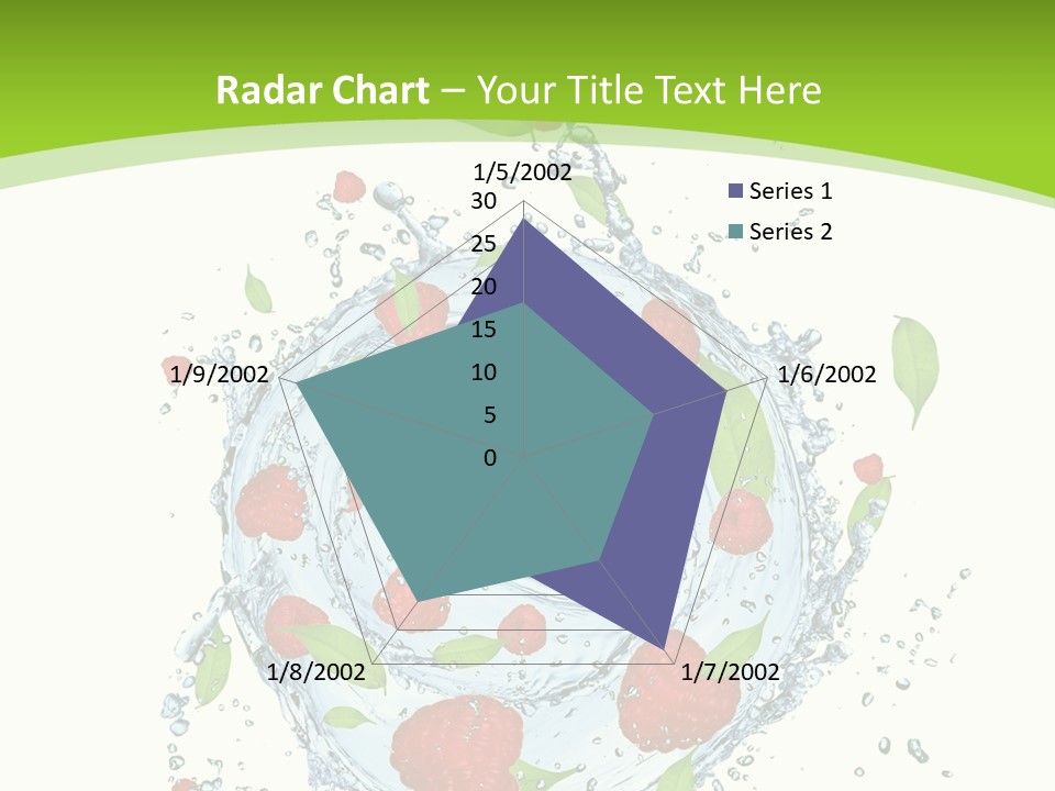 Twister Water Food PowerPoint Template