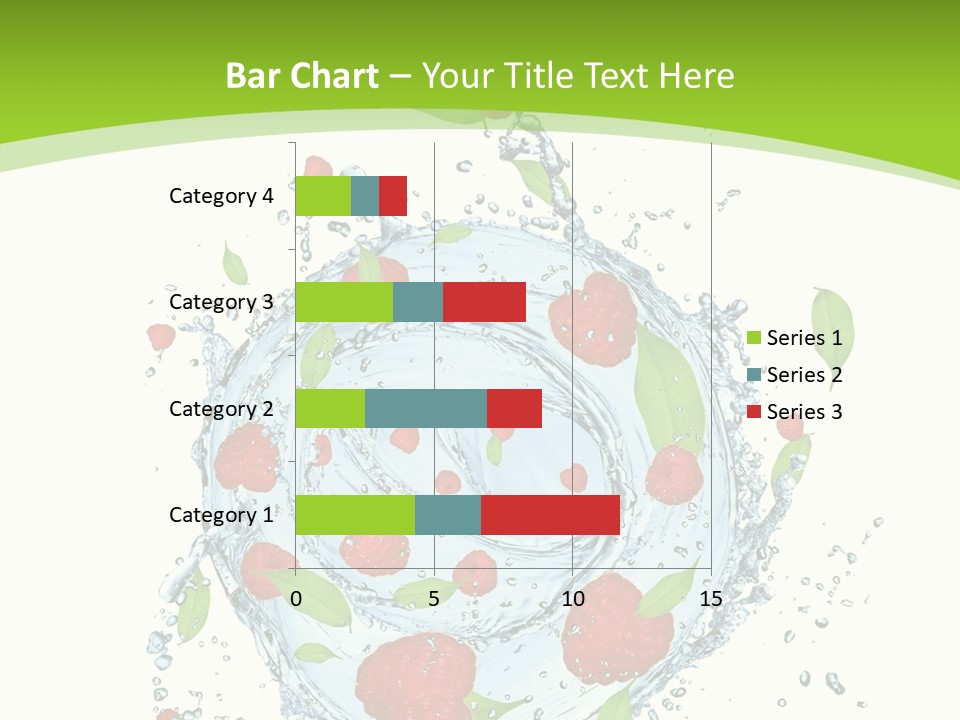 Twister Water Food PowerPoint Template