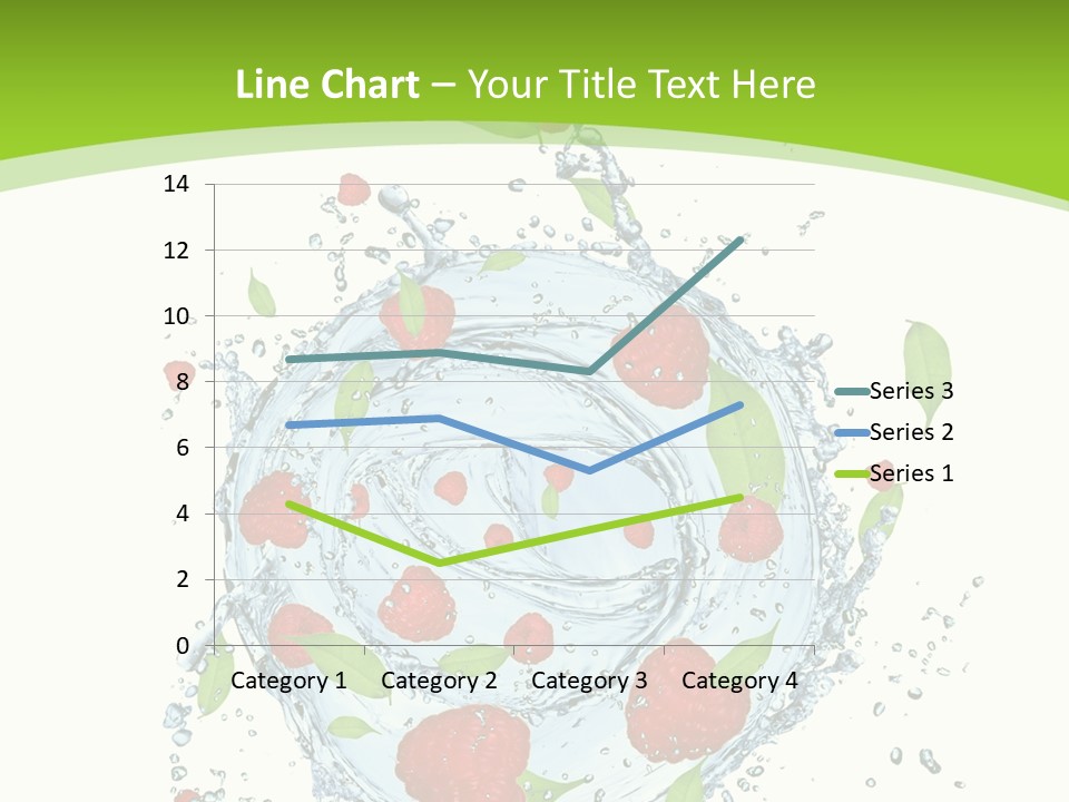 Twister Water Food PowerPoint Template