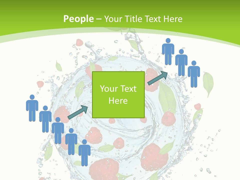 Twister Water Food PowerPoint Template