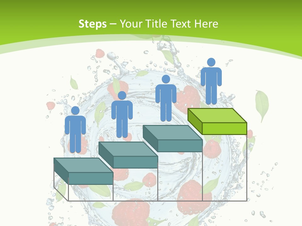 Twister Water Food PowerPoint Template