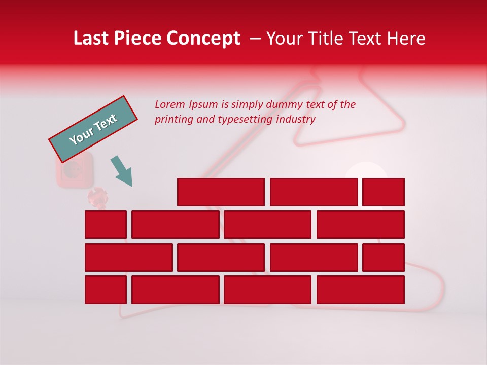 Light Consumption Lamp PowerPoint Template