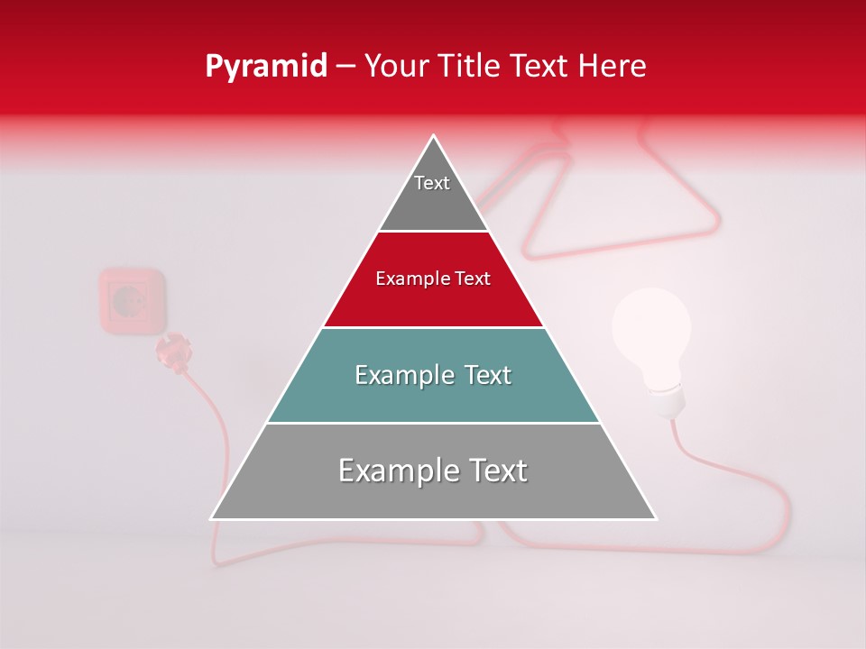 Light Consumption Lamp PowerPoint Template