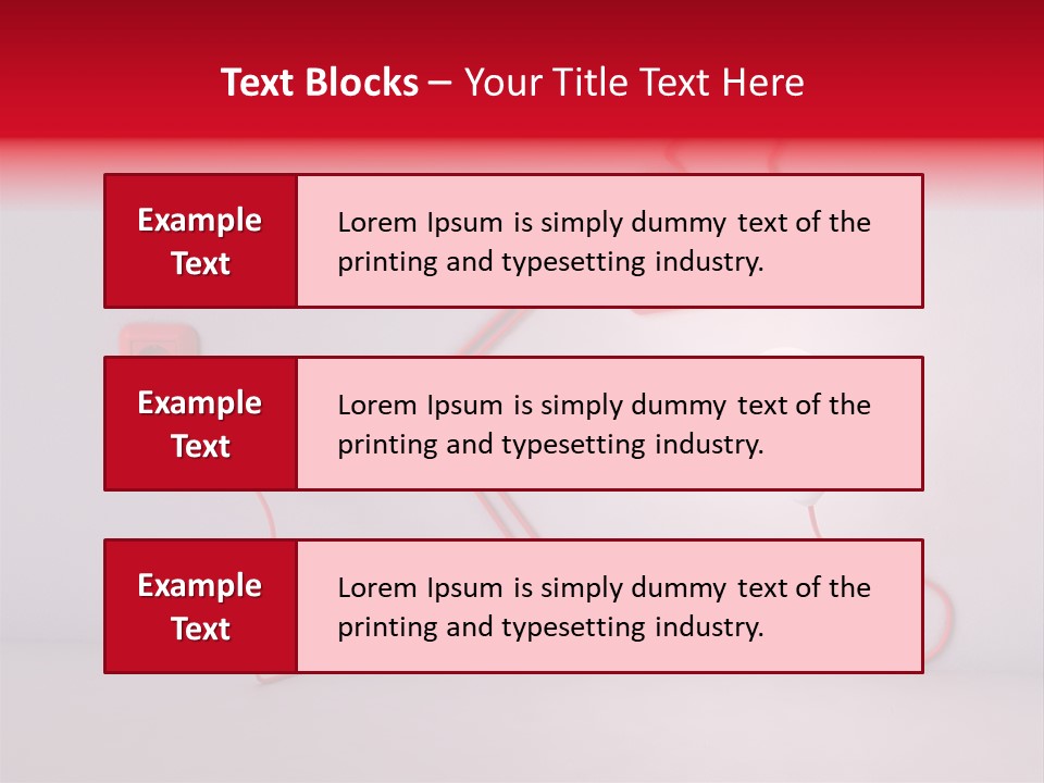 Light Consumption Lamp PowerPoint Template