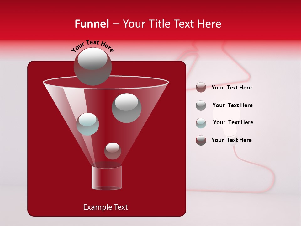 Light Consumption Lamp PowerPoint Template