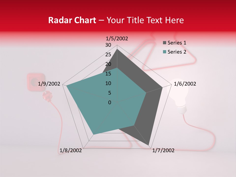 Light Consumption Lamp PowerPoint Template