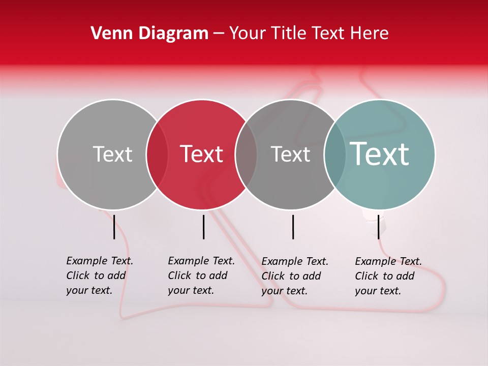 Light Consumption Lamp PowerPoint Template