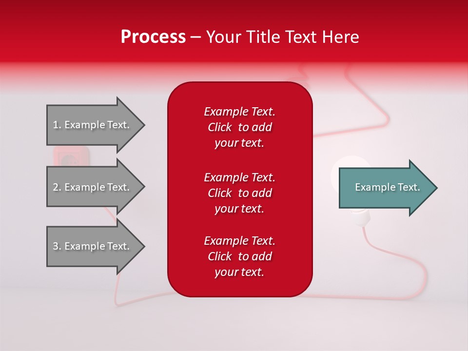 Light Consumption Lamp PowerPoint Template