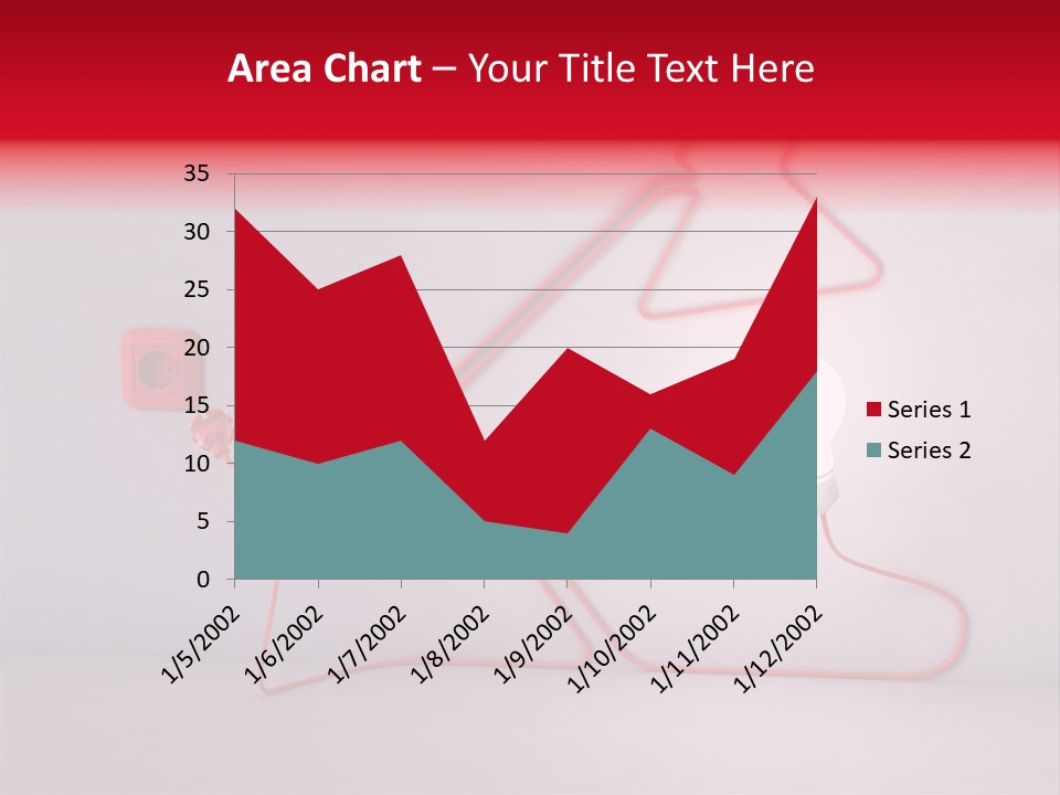 Light Consumption Lamp PowerPoint Template