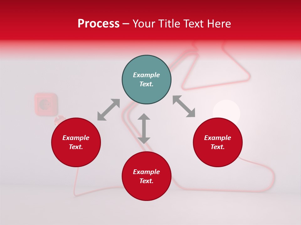 Light Consumption Lamp PowerPoint Template