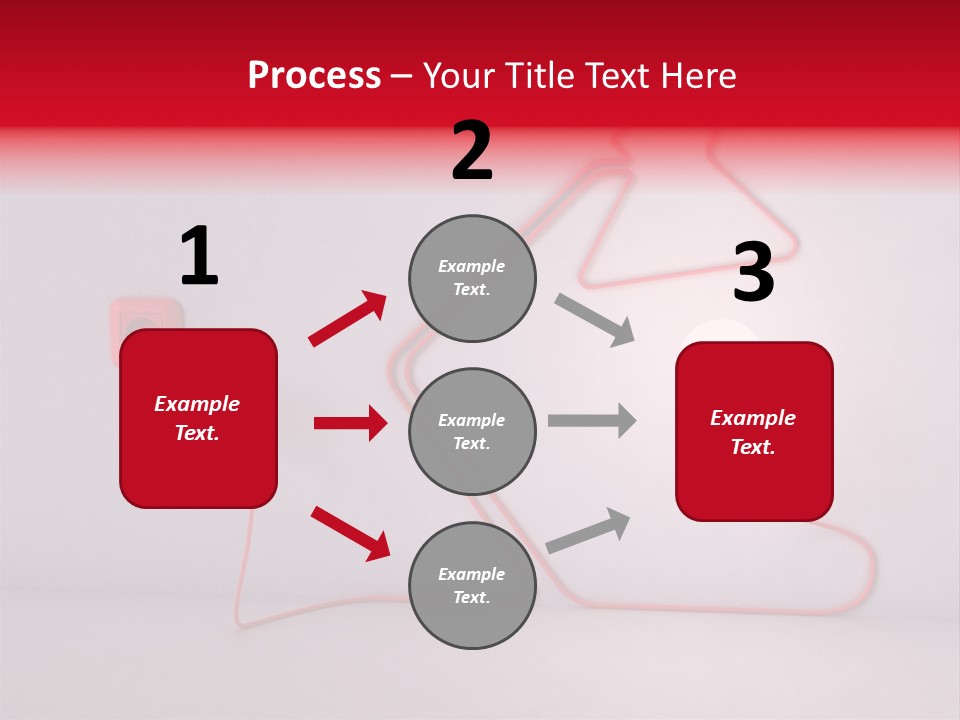 Light Consumption Lamp PowerPoint Template