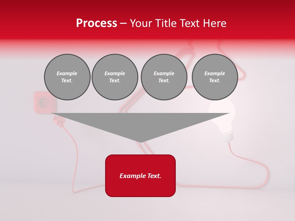 Light Consumption Lamp PowerPoint Template