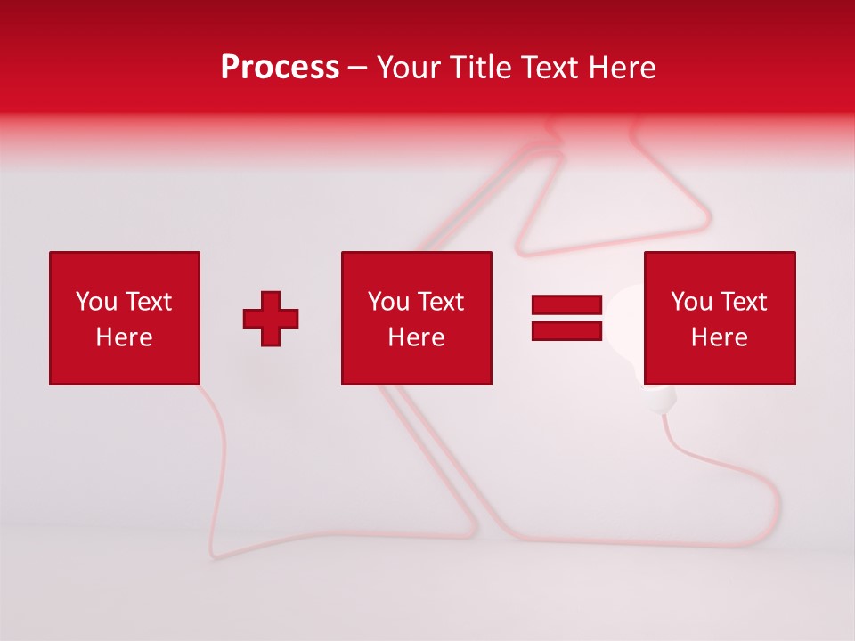 Light Consumption Lamp PowerPoint Template